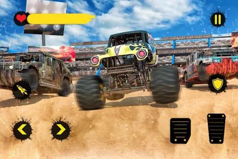 Скачать Monster Truck Crash Derby: Бесстрашные трюки 2019 [Неограниченные функции] на Андроид - Версия 1.8 apk
