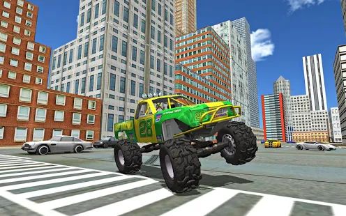 Скачать Monster Truck Stunts Driving Simulator [Разблокированная] на Андроид - Версия 0.8 apk