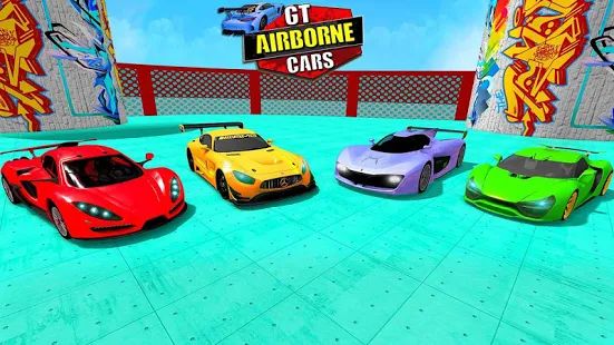 Скачать Nitro GT Cars Airborne: Transform Race 3D [Все открыто] на Андроид - Версия 1.7 apk