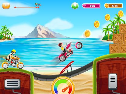 Скачать Дети велосипед Hill гонки: Свободный Мотоцикл игры [Без Рекламы] на Андроид - Версия 0.5 apk