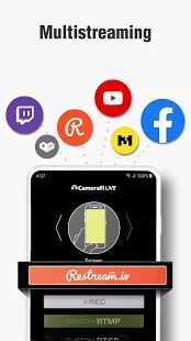 Скачать CameraFi Live [Полный доступ] на Андроид - Версия 1.28.3.1022 apk