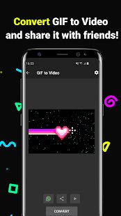 Скачать GIF to Video [Встроенный кеш] на Андроид - Версия 1.13 apk