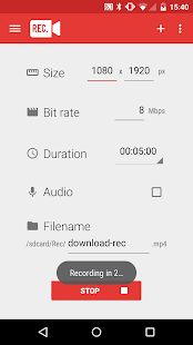 Скачать Rec. (Screen Recorder) [Встроенный кеш] на Андроид - Версия 1.8.6 apk