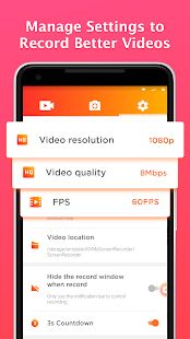 Скачать Screen Recorder & Video Capture, My Video Recorder [Неограниченные функции] на Андроид - Версия 1.7.1 apk