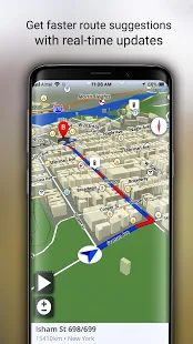 Скачать Бесплатные GPS Оффлайн Карты, Живая Навигация [Разблокированная] на Андроид - Версия 1.86 apk