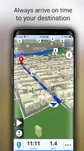 Скачать Бесплатные GPS Оффлайн Карты, Живая Навигация [Разблокированная] на Андроид - Версия 1.86 apk