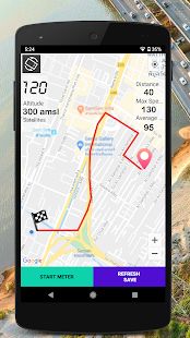 Скачать GPS спидометр [Неограниченные функции] на Андроид - Версия 2.1.8 apk