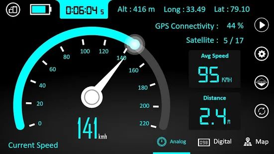 Скачать GPS спидометр : одометр, также скорость трекер [Неограниченные функции] на Андроид - Версия 1.9.6 apk