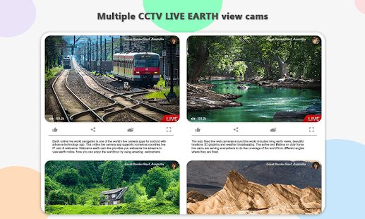 Скачать Earth Online Live World Public Cameras-QR/Bar Code [Разблокированная] на Андроид - Версия 1.22 apk