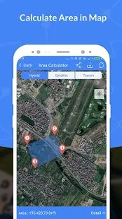 Скачать GPS, Maps, Navigate, Traffic & Area Calculating [Полный доступ] на Андроид - Версия 1.2.5 apk