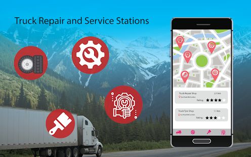Скачать Грузовик GPS-навигация в автономном режиме, GPS [Разблокированная] на Андроид - Версия 1.2 apk