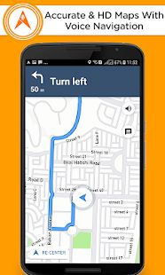 Скачать Голосовой GPS вождения - Направления навигации GPS [Встроенный кеш] на Андроид - Версия 1.0.5 apk