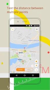 Скачать GPS Измеряйте расстояние и площадь на карте [Без кеша] на Андроид - Версия 1.9.1 apk