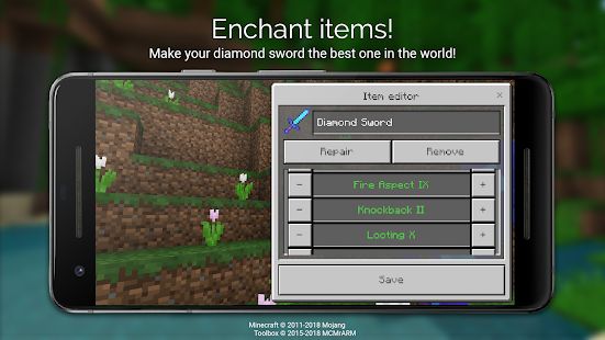 Скачать Toolbox для Minecraft: PE [Без Рекламы] на Андроид - Версия 5.4.10 apk