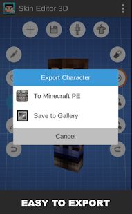 Скачать Skin Editor 3D for Minecraft [Полная] на Андроид - Версия 1.7 apk