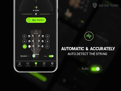Скачать Guitar Tunio - Guitar Tuner [Неограниченные функции] на Андроид - Версия 1.14.1 apk