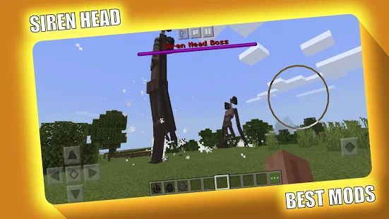 Скачать Siren Head Mod for Minecraft PE - MCPE [Без кеша] на Андроид - Версия 2.1.5 apk