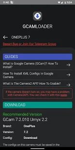 Скачать GCam Loader [Встроенный кеш] на Андроид - Версия 1.5 apk