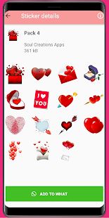 Скачать ❤️ WAStickerApps любовь, любовь стикер, романтично [Встроенный кеш] на Андроид - Версия 2.0 apk