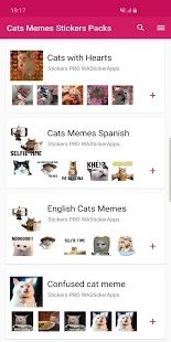 Скачать Новые смешные наклейки мем кошки WAStickerApps [Неограниченные функции] на Андроид - Версия 1.5.1 apk