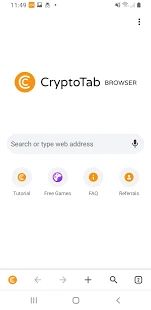 Скачать CryptoTab Browser — первый в мире майнинг-браузер [Встроенный кеш] на Андроид - Версия 3.1.31 apk
