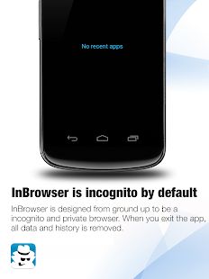 Скачать InBrowser - Инкогнито Просмотр [Встроенный кеш] на Андроид - Версия Зависит от устройства apk