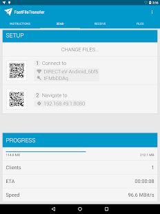 Скачать FastFileTransfer [Полная] на Андроид - Версия 2.1.5 apk