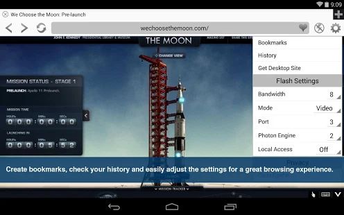 Скачать Photon флэш-плеер и браузер [Все открыто] на Андроид - Версия 5.9 apk