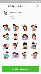 Скачать Love Story Stickers - WAStickerApps [Разблокированная] на Андроид - Версия 1.0 apk