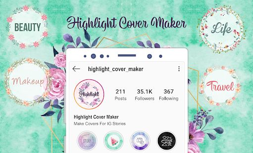 Скачать Highlight Cover Maker - Covers For Instagram Story [Встроенный кеш] на Андроид - Версия 1.0.3 apk