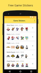 Скачать Игровые наклейки для WhatsApp - WAStickerApps [Разблокированная] на Андроид - Версия 1.0.2 apk