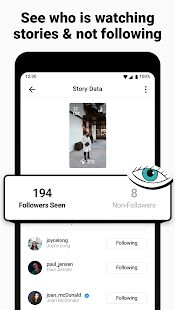 Скачать FollowMeter - Unfollowers Analytics for Instagram [Неограниченные функции] на Андроид - Версия 4.3 apk