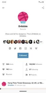 Скачать Dribbble [Без Рекламы] на Андроид - Версия 1.5.3-production apk