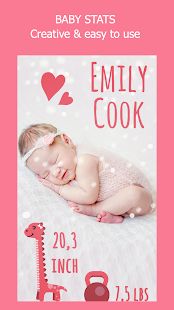 Скачать Baby Story Tracker Milestone Sticker Photo Editor [Полный доступ] на Андроид - Версия 9.5.3 apk