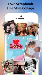 Скачать Love Photo - любовная рамка, коллаж, открытка [Встроенный кеш] на Андроид - Версия 6.1.0 apk
