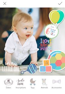 Скачать Малыши Фото - Стикеры на детские фото [Неограниченные функции] на Андроид - Версия 1.16.0.0 apk