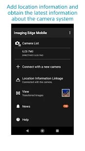 Скачать Imaging Edge Mobile [Разблокированная] на Андроид - Версия 7.4.1 apk