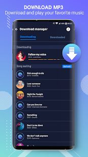 Скачать Music Downloader - Музыкальный плеер [Все открыто] на Андроид - Версия 1.2.5 apk