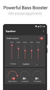 Скачать Flat Equalizer - Bass Booster & Volume Booster [Встроенный кеш] на Андроид - Версия Зависит от устройства apk