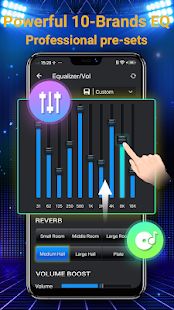Скачать Музыкальный плеер-10-полосный эквалайзер MP3-плеер [Встроенный кеш] на Андроид - Версия 1.6.5 apk