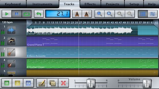 Скачать Music Studio Lite [Полный доступ] на Андроид - Версия 2.1.2 apk