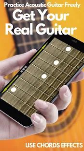 Скачать Real Guitar App - Виртуальный симулятор гитары Pro [Разблокированная] на Андроид - Версия 2.2.5 apk