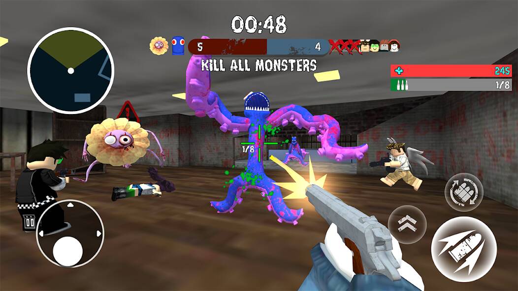 Скачать взломанную Monster Shooting: Survival FPS [МОД безлимитные деньги] на Андроид - Версия 0.7.4 apk