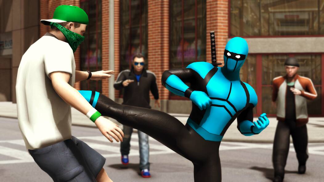 Скачать взломанную Blue Ninja : Superhero Game [МОД открыто все] на Андроид - Версия 0.9.4 apk
