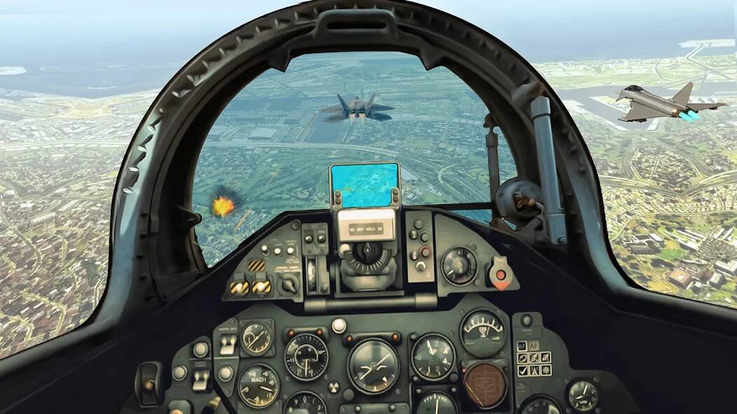 Скачать взломанную Авиаудар Реактивная война [МОД открыто все] на Андроид - Версия 2.7.1 apk