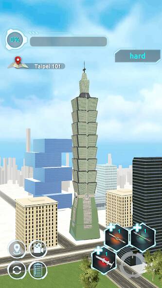 Скачать взломанную City Demolish: Rocket Smash! [МОД много монет] на Андроид - Версия 0.5.1 apk