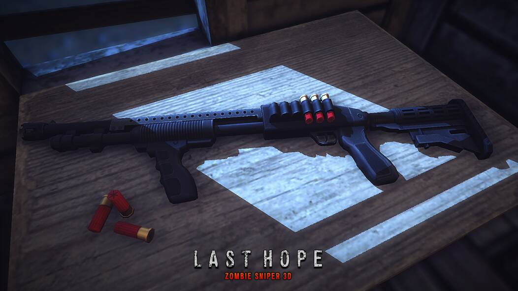 Скачать взломанную Last Hope - Zombie Sniper 3D [МОД много монет] на Андроид - Версия 0.6.6 apk