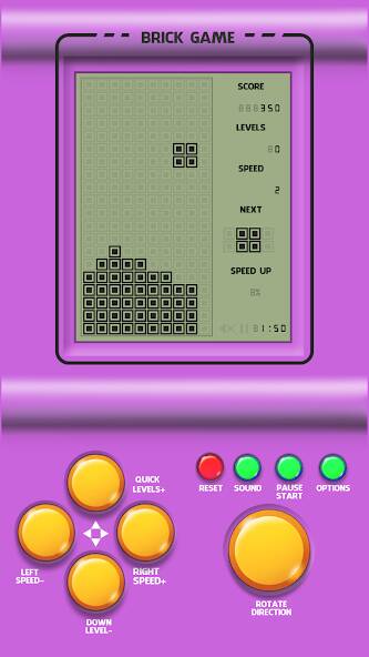 Скачать взломанную Brick Game Classic [МОД безлимитные деньги] на Андроид - Версия 0.1.1 apk
