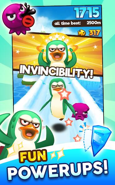 Скачать взломанную Super Penguins [МОД безлимитные деньги] на Андроид - Версия 2.8.3 apk