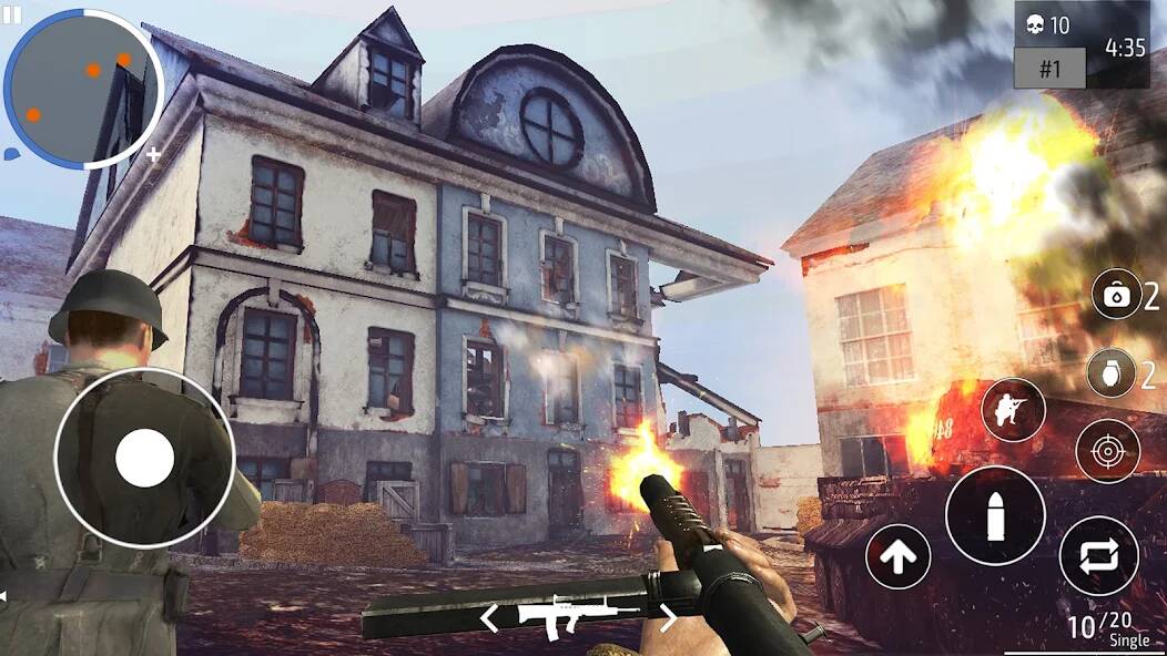 Скачать взломанную World War 2 Shooter оффлайн [МОД много монет] на Андроид - Версия 0.3.4 apk